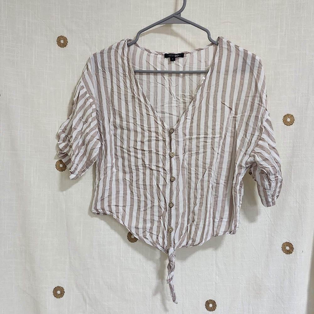 Paper Moon Women's Button Down Blouse Size Small